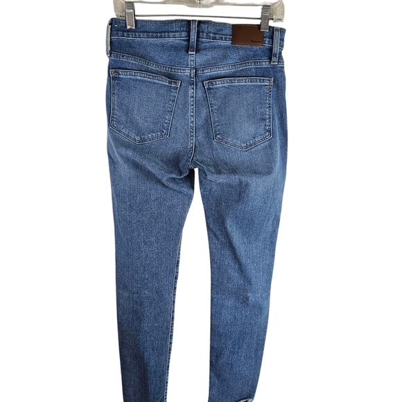 Madewell 9" Midrise Skinny Jeans In 26 - Picture 9 of 12